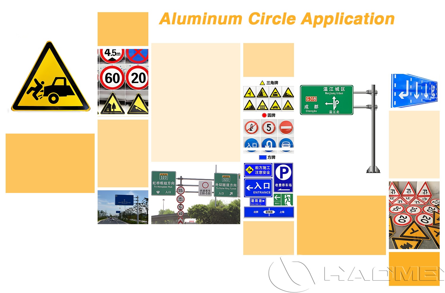 Aluminum circle / discs application
