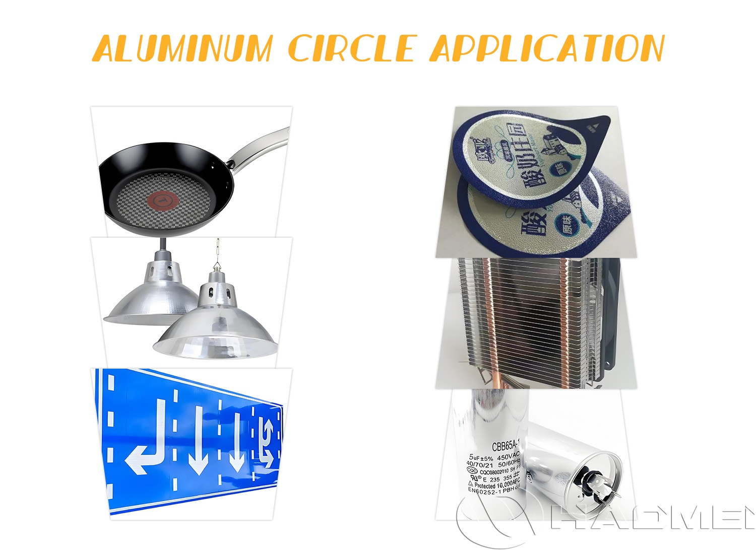 Aluminum circles application