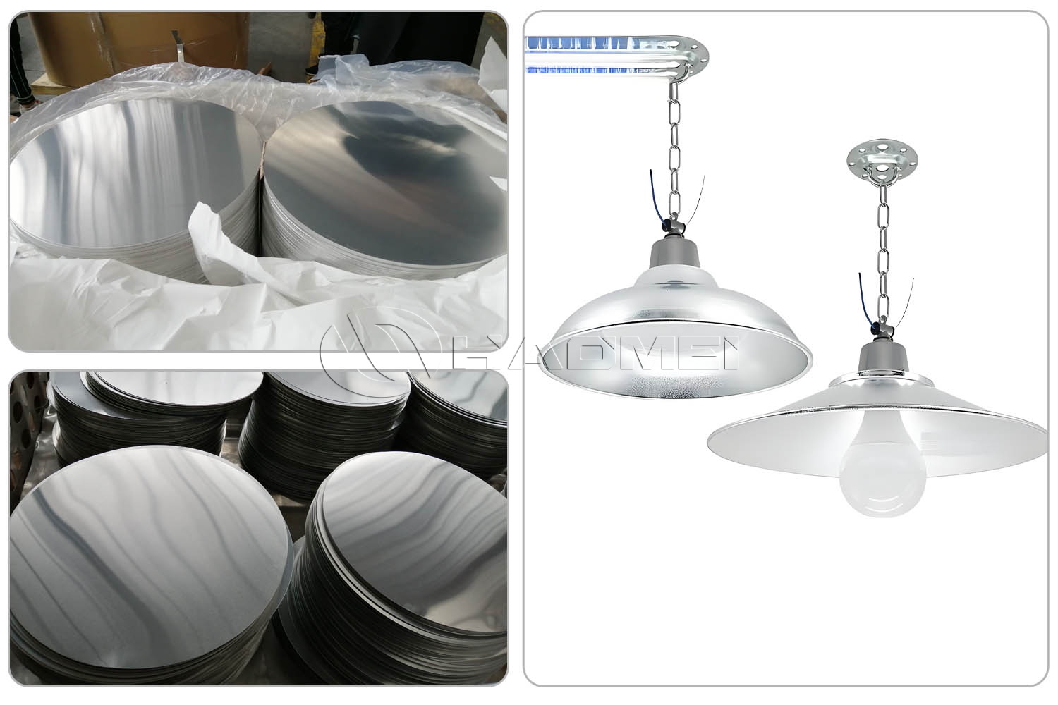 High-Reflectivity 1100 Aluminum Disc Lampshade