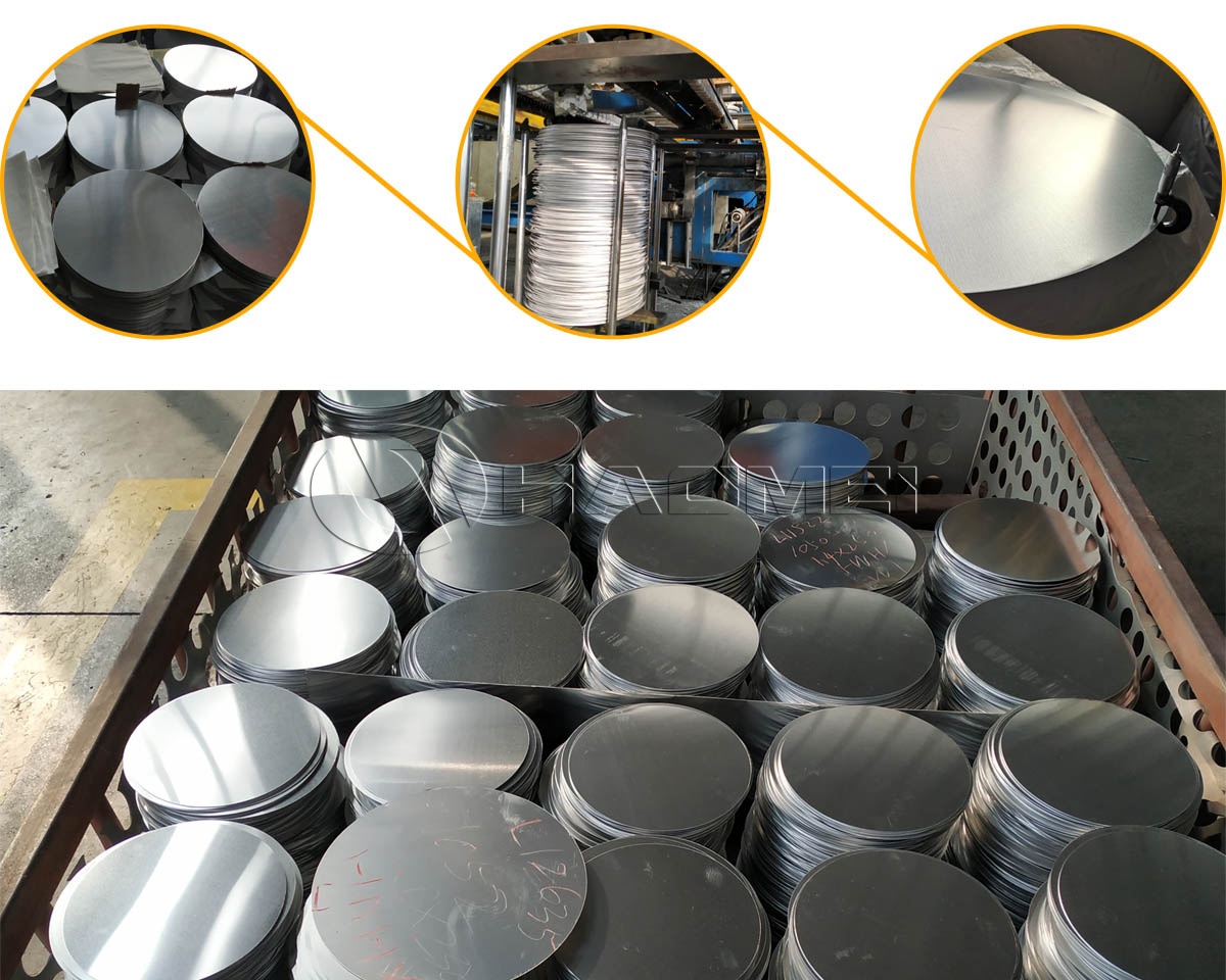 1/4" Thickness Mill Finish Aluminum Circle
