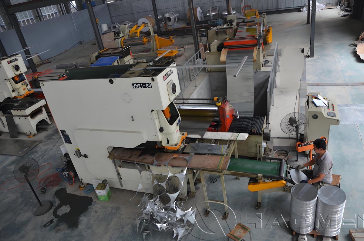 Aluminum disc manufacturing process